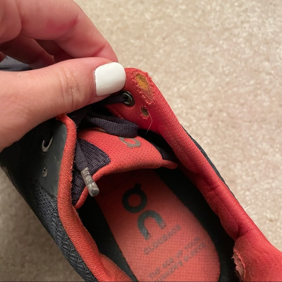 On Cloud Men Cloudace Running Shoes Color Shadow/Rust - Picture 6 of 9